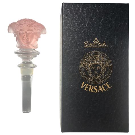 versace karaffe stopfen|rosenthal versace bottle stopper.